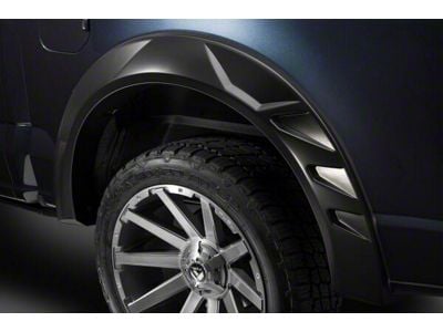 Husky Liners DRT Style Fender Flares; Smooth Matte Black (19-24 RAM 2500)