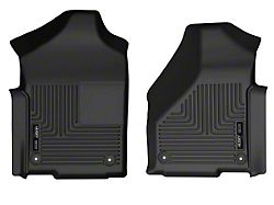 Husky Liners WeatherBeater Front Floor Liners; Black (19-24 RAM 3500 Regular Cab)