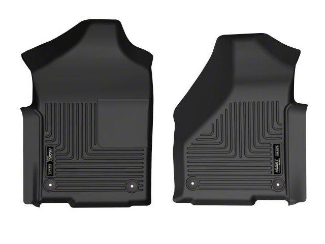 Husky Liners X-Act Contour Front Floor Liners; Black (19-24 RAM 3500 Regular Cab)