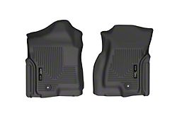 Husky Liners WeatherBeater Front Floor Liners; Black (99-06 Sierra 1500 Extended Cab, Crew Cab)