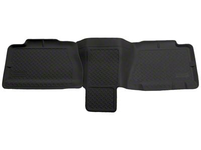 Husky Liners Classic Second Seat Floor Liner; Black (01-03 Sierra 2500 HD Crew Cab)