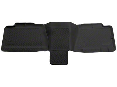 Husky Liners Classic Second Seat Floor Liner; Black (01-03 Sierra 3500 HD Crew Cab)