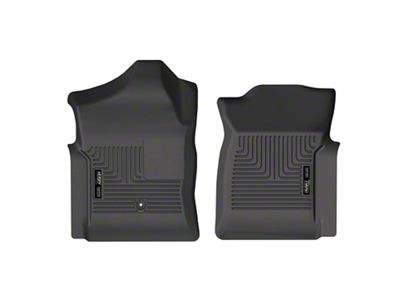 Husky Liners WeatherBeater Front Floor Liners; Black (01-06 Sierra 3500 HD Regular Cab)