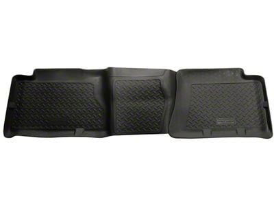 Husky Liners Classic Second Seat Floor Liner; Black (04-06 Silverado 3500 HD Crew Cab)