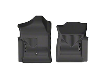 Husky Liners WeatherBeater Front Floor Liners; Black (01-06 Silverado 3500 HD Regular Cab)