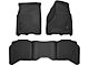 Husky Liners X-Act Contour Front and Second Seat Floor Liners; Black (10-18 RAM 3500 Crew Cab w/ Automatic Transmission)