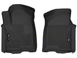 Husky Liners X-Act Contour Second Seat Floor Liner; Black (19-24 Sierra 1500 Crew Cab)