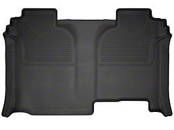 Husky Liners WeatherBeater Second Seat Floor Liner; Full Coverage; Black (19-25 Sierra 1500 Crew Cab w/o Rear Underseat Storage)