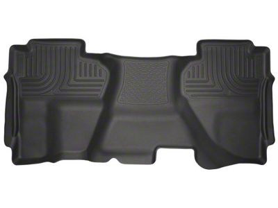 Husky Liners WeatherBeater Second Seat Floor Liner; Full Coverage; Black (07-13 Sierra 2500 HD Extended Cab)
