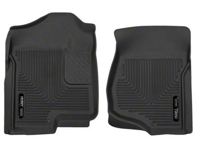 Husky Liners X-Act Contour Front Floor Liners; Black (07-14 Sierra 2500 HD Extended Cab, Crew Cab)