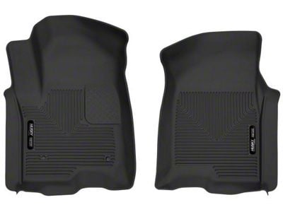 Husky Liners X-Act Contour Front Floor Liners; Black (20-25 Sierra 2500 HD Double Cab, Crew Cab)