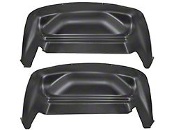 Husky Liners Rear Wheel Well Guards; Black (07-14 Sierra 3500 HD SRW)