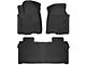 Husky Liners X-Act Contour Front and Second Seat Floor Liners; Black (20-24 Sierra 3500 HD Crew Cab)