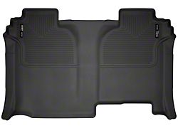 Husky Liners X-Act Contour Second Seat Floor Liner; Black (20-24 Sierra 3500 HD Crew Cab w/o Factory Storage Box)