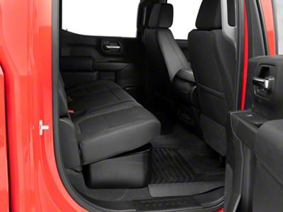 Husky Liners GearBox Under Seat Storage Box; Black (19-24 Silverado 1500 Crew Cab)