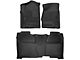 Husky Liners X-Act Contour Front and Second Seat Floor Liners; Black (15-19 Silverado 2500 HD Crew Cab)