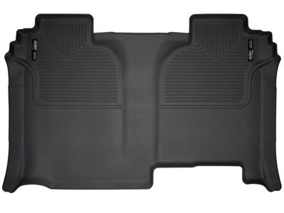 Husky Liners X-Act Contour Second Seat Floor Liner; Black (20-24 Silverado 2500 HD Crew Cab w/o Factory Storage Box)
