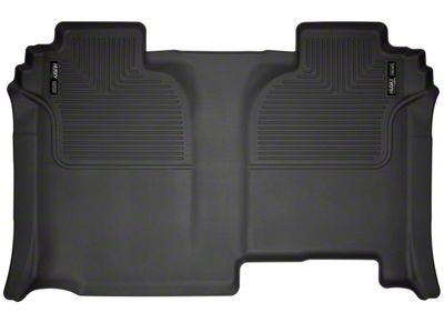 Husky Liners X-Act Contour Second Seat Floor Liner; Black (20-25 Silverado 2500 HD Crew Cab w/o Factory Storage Box)