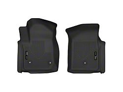 Husky Liners X-Act Contour Front Floor Liners; Black (20-24 Silverado 3500 HD Regular Cab)