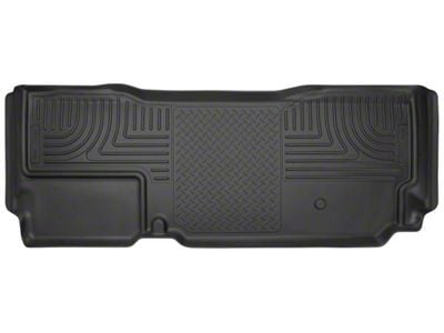 Husky Liners WeatherBeater Second Seat Floor Liner; Black (11-16 F-250 Super Duty SuperCab)