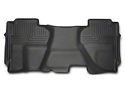 Husky Liners WeatherBeater Second Seat Floor Liner; Full Coverage; Black (07-13 Sierra 1500 Extended Cab, Crew Cab)