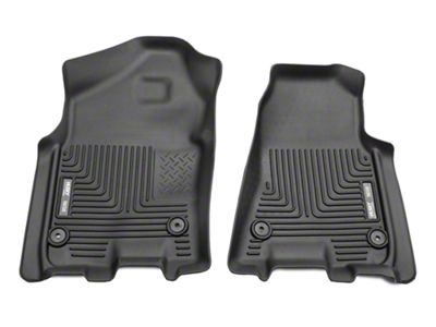 Husky Liners WeatherBeater Front Floor Liners; Black (19-23 RAM 1500 Crew Cab)