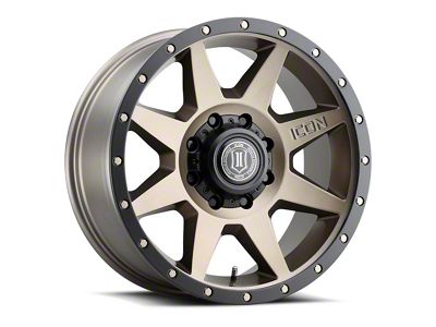 ICON Alloys Rebound Bronze 8-Lug Wheel; 20x9; 12mm Offset (01-06 Sierra 2500 HD)