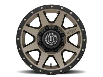 ICON Alloys Rebound HD Bronze 8-Lug Wheel; 18x9; 12mm Offset (01-06 Silverado 3500 HD SRW)