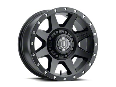 ICON Alloys Rebound HD Satin Black 8-Lug Wheel; 18x9; 12mm Offset (03-09 RAM 2500)