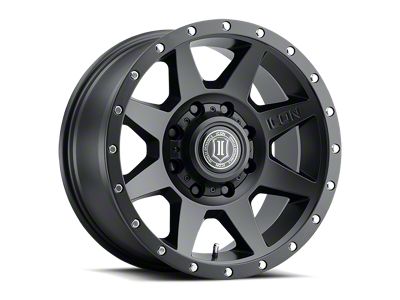 ICON Alloys Rebound Satin Black 8-Lug Wheel; 20x9; 12mm Offset (03-09 RAM 2500)