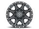 ICON Alloys Rebound Satin Black 8-Lug Wheel; 20x9; 12mm Offset (03-09 RAM 2500)