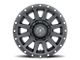 ICON Alloys Compression HD Satin Black 8-Lug Wheel; 18x9; 12mm Offset (03-09 RAM 3500 SRW)