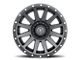 ICON Alloys Compression Satin Black 8-Lug Wheel; 20x10; -19mm Offset (03-09 RAM 3500 SRW)