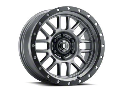 ICON Alloys Alpha Gunmetal 6-Lug Wheel; 20x9; 16mm Offset (04-08 F-150)