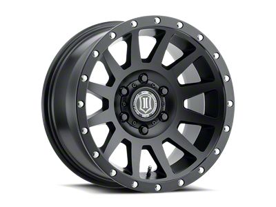 ICON Alloys Compression Satin Black 6-Lug Wheel; 18x9; 6mm Offset (04-08 F-150)