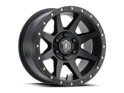 ICON Alloys Rebound Satin Black 6-Lug Wheel; 20x9; 16mm Offset (04-08 F-150)