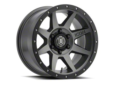 ICON Alloys Rebound Titanium 6-Lug Wheel; 18x9; 6mm Offset (04-08 F-150)