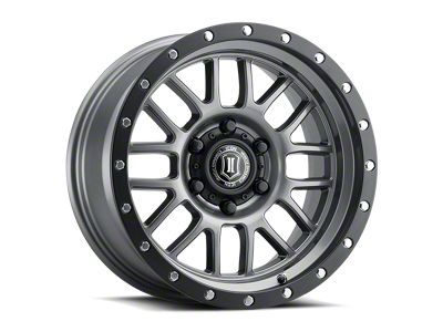 ICON Alloys Alpha Titanium 6-Lug Wheel; 17x8.5; 0mm Offset (07-13 Sierra 1500)