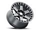 ICON Alloys Raider Satin Black 6-Lug Wheel; 17x8.5; 0mm Offset (07-13 Sierra 1500)