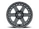 ICON Alloys Raider Satin Black 6-Lug Wheel; 17x8.5; 0mm Offset (07-13 Sierra 1500)