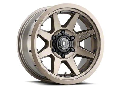 ICON Alloys Rebound Bronze 6-Lug Wheel; 17x8.5; 25mm Offset (07-13 Sierra 1500)