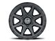ICON Alloys Rebound Double Black 6-Lug Wheel; 17x8.5; 0mm Offset (07-13 Sierra 1500)
