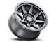 ICON Alloys Rebound Satin Black 6-Lug Wheel; 17x8.5; 25mm Offset (07-13 Sierra 1500)