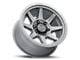 ICON Alloys Rebound SLX Charcoal 6-Lug Wheel; 17x8.5; 0mm Offset (07-13 Sierra 1500)