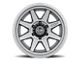ICON Alloys Rebound SLX Charcoal 6-Lug Wheel; 17x8.5; 0mm Offset (07-13 Sierra 1500)