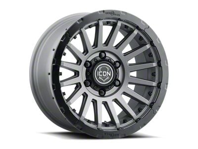 ICON Alloys Recon Pro Charcoal 6-Lug Wheel; 17x8.5; 0mm Offset (07-13 Sierra 1500)