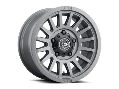 ICON Alloys Recon SLX Charcoal 6-Lug Wheel; 17x8.5; 0mm Offset (07-13 Sierra 1500)