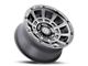 ICON Alloys Thrust Smoked Satin Black 6-Lug Wheel; 17x8.5; 25mm Offset (07-13 Sierra 1500)