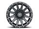 ICON Alloys Compression Satin Black 8-Lug Wheel; 20x10; -19mm Offset (11-14 Sierra 2500 HD)