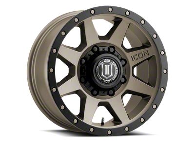 ICON Alloys Rebound HD Bronze 8-Lug Wheel; 18x9; 12mm Offset (11-14 Sierra 2500 HD)